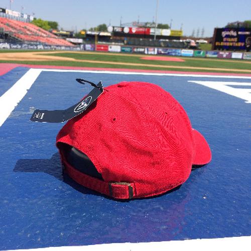 '47 Clean Up Reading Fightin Phils Red Alt. 1 Home Hat - Image 4