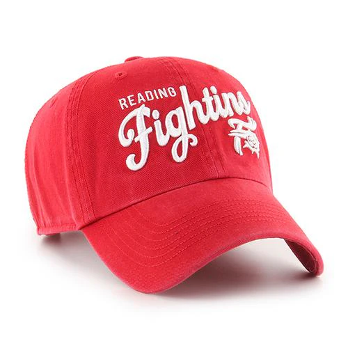'47 Clean Up Women's 2019 Red Audry Script Adjustable Hat - Image 3