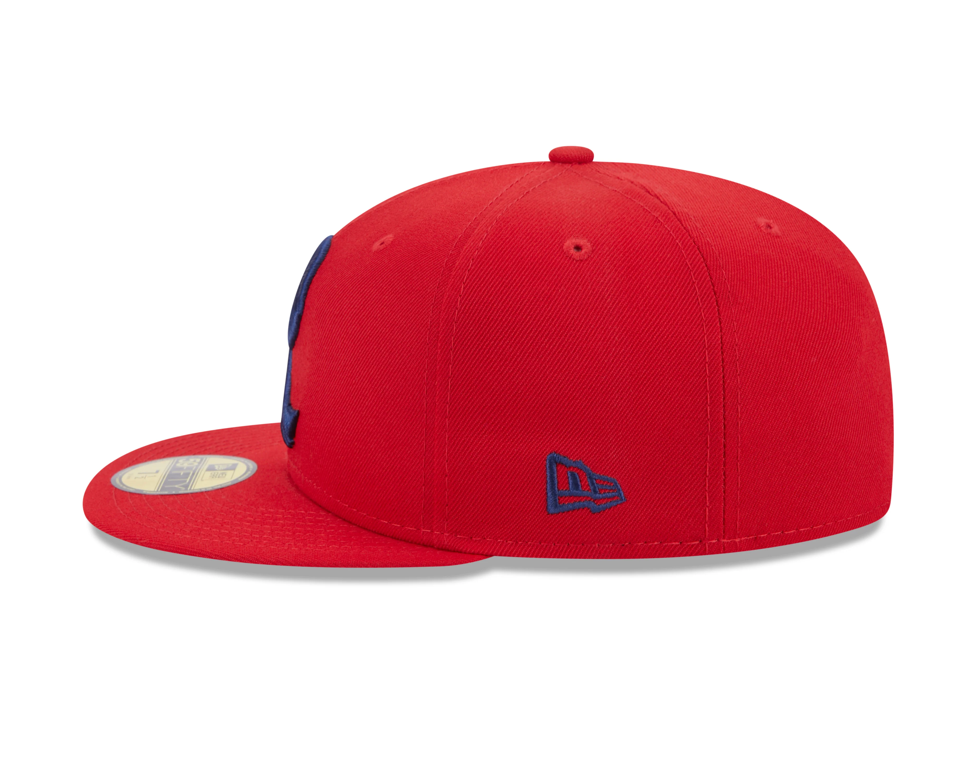 New Era 59Fifty Red Feathered 'R' Road On-Field Fitted Hat - Image 5