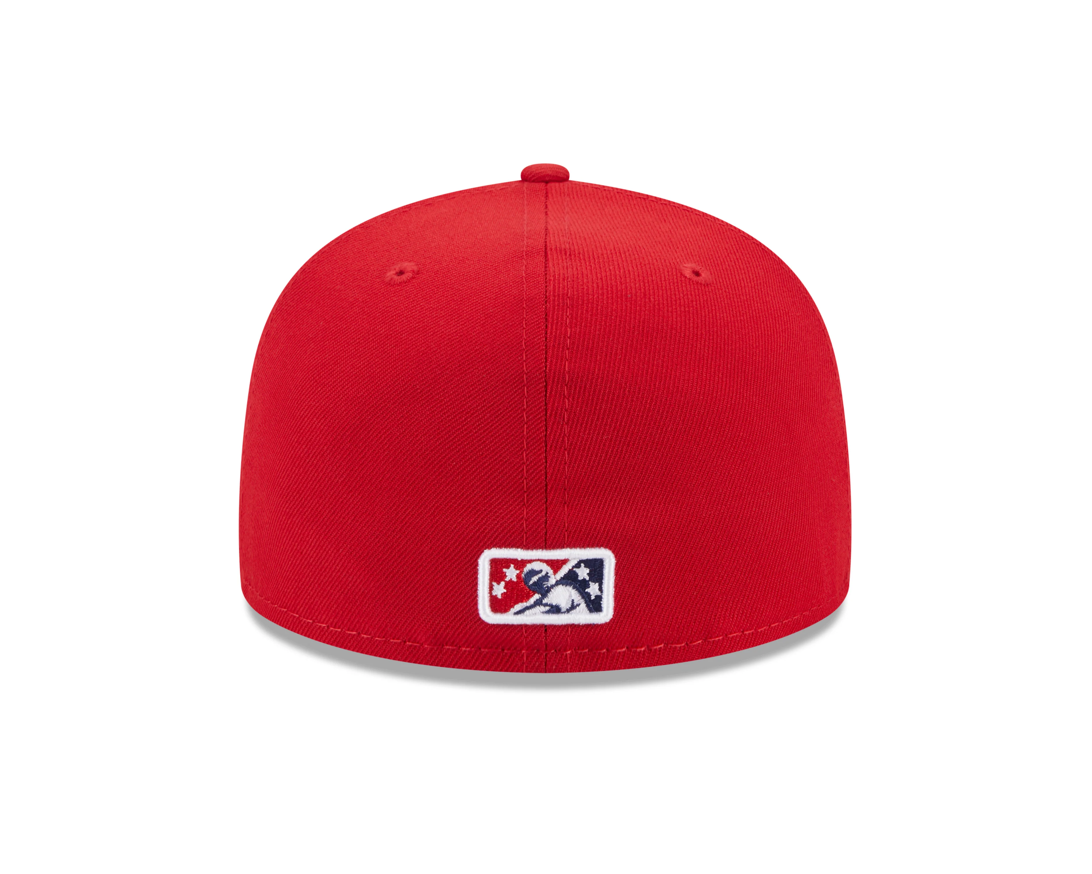 New Era 59Fifty Red Feathered 'R' Road On-Field Fitted Hat - Image 6