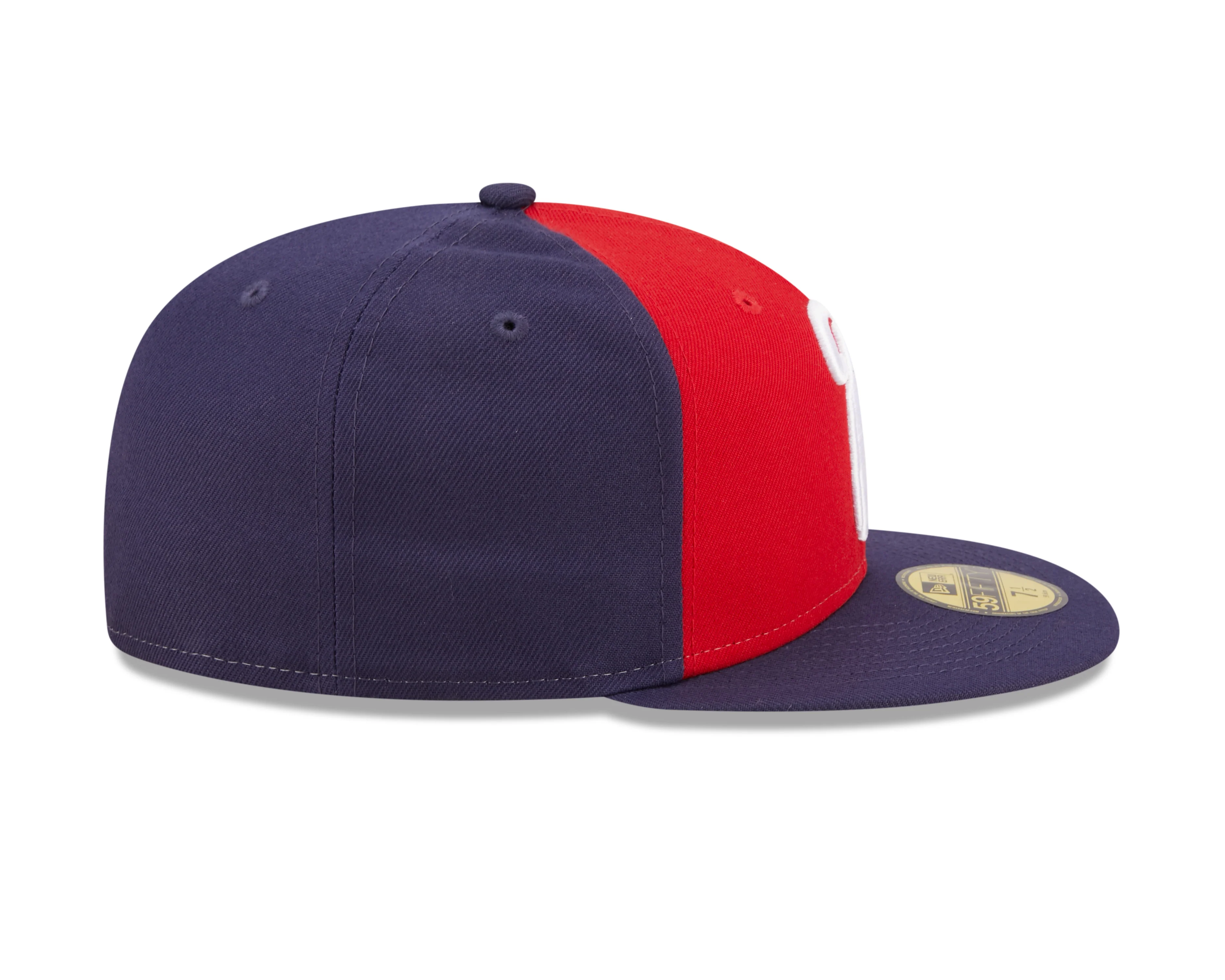 New Era 59Fifty Retro Feathered 'R' Navy & Red Road On-Field Hat - Image 6